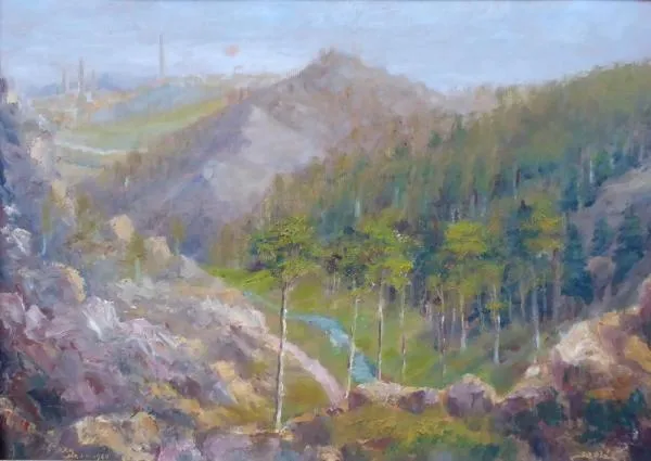Sedláček – Jarní krajina v Šárce - 5