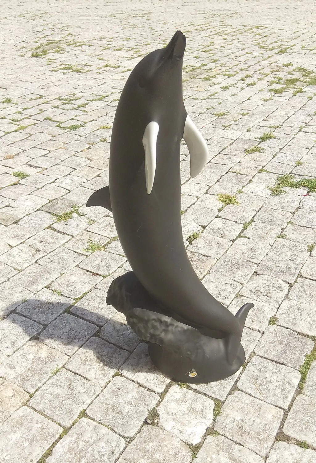 Brusel Duchcov DELFÍN, černý porcelán - 5