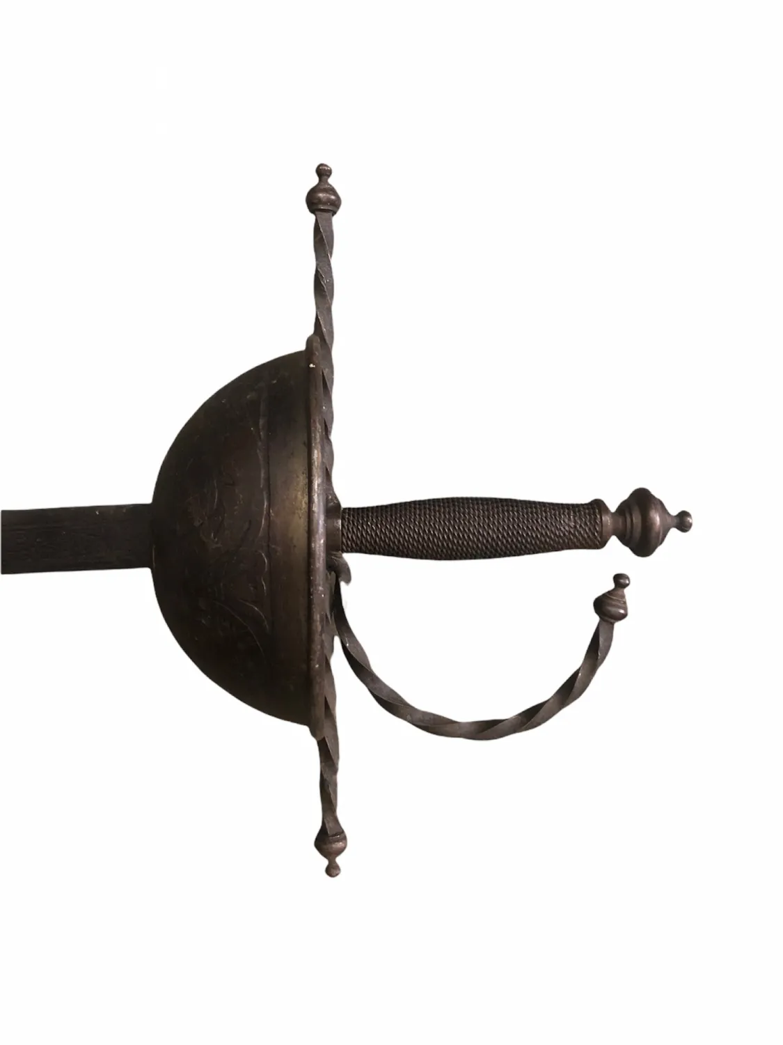 Starý kord ručně dělaný, délka 105 cm - 3