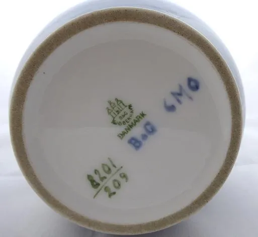 Váza s plachetnicí na moři – Bing & Grondahl, Kope - 2