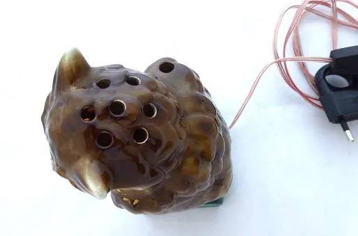 Stolní porcelánová lampička – Sova - 4