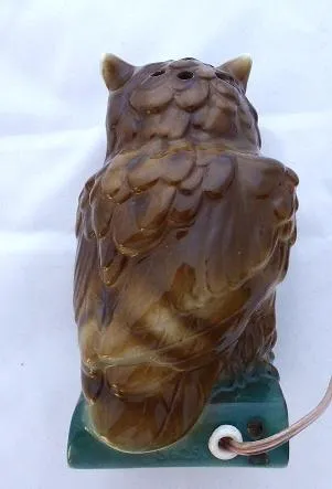 Stolní porcelánová lampička – Sova - 5