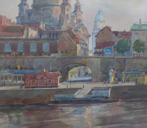 Pohled na Drážďany s Frauenkirche - 4