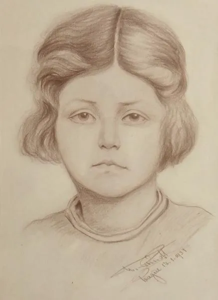 Portrét dívky – Prague 1931 - 5