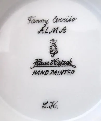 Šálek s miniaturou baletky Fanny Cerrito – Slavkov - 2