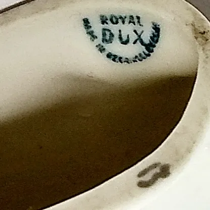 Soška Ryba, Royal Dux, porcelán - 5