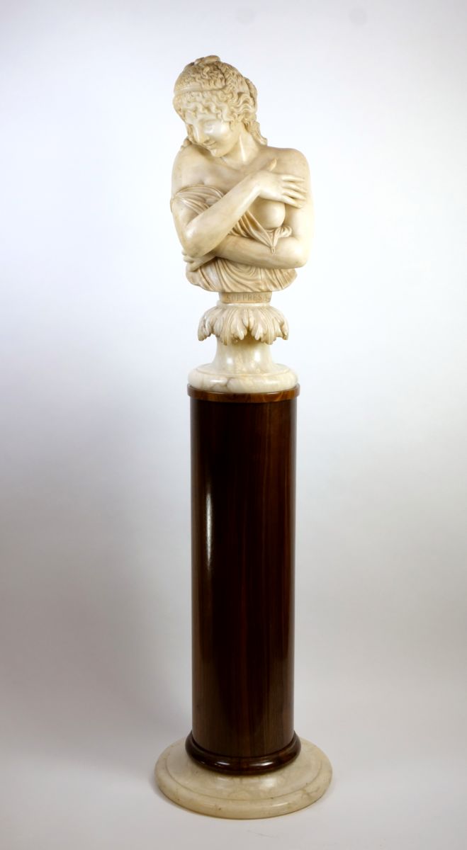 Alabastrová busta ženy - ”Sorpresa”