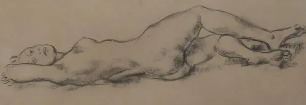 Jan Provazník – Ležící ženský akt - 5