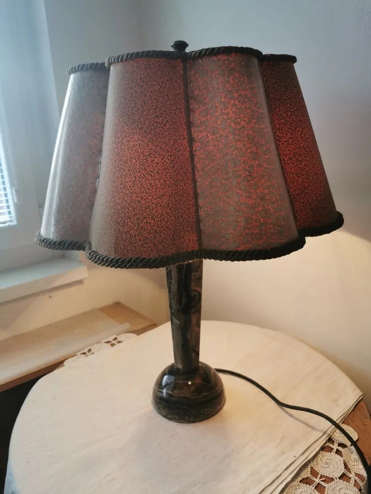 Stolní lampa s nohou z onyxu - 3