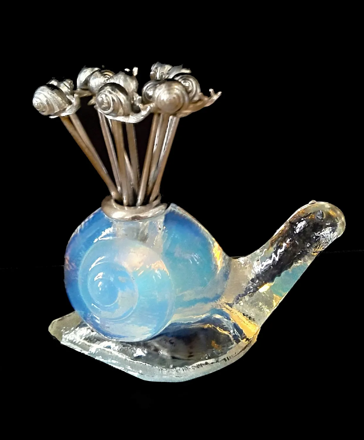 Art Deco OPÁLOVÝ ŠNEK