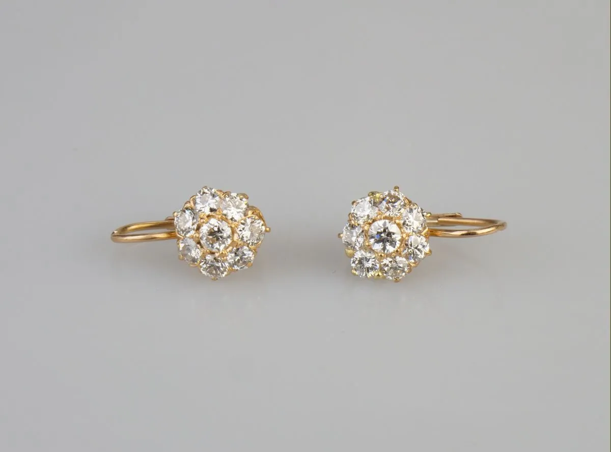 Náušnice s diamanty - 2