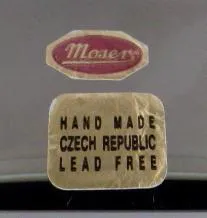 Malá čtvercová mistička, kouřové sklo – Moser - 3