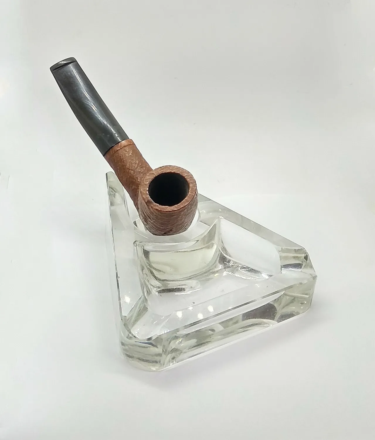Dýmkový popelník sklo hraněné - 3