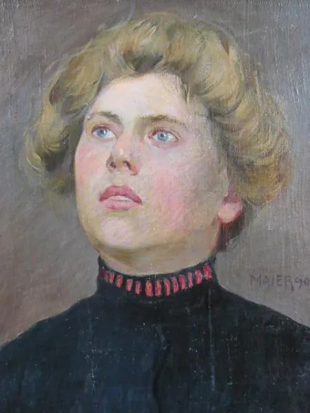 Antonín Majer – Portrét dívky - 4