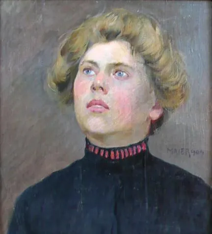 Antonín Majer – Portrét dívky - 5