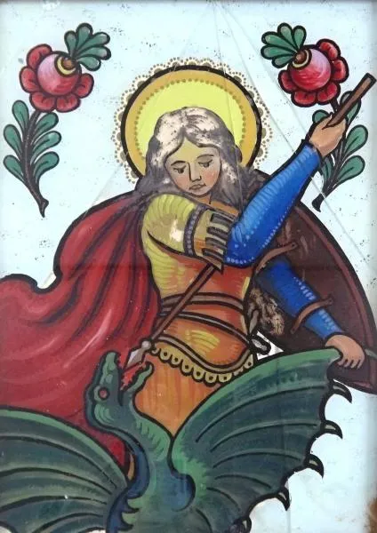 Podmalba se sv.Markétou