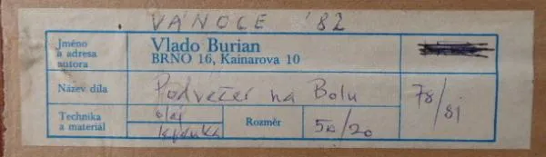 Vlado Burian – Podvečer na Bolu - 2