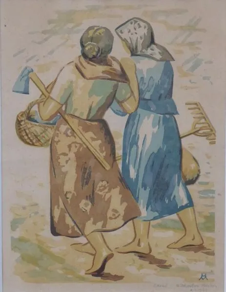 Marie Mrkvičková Hlobilová – Cestou z pole - 3