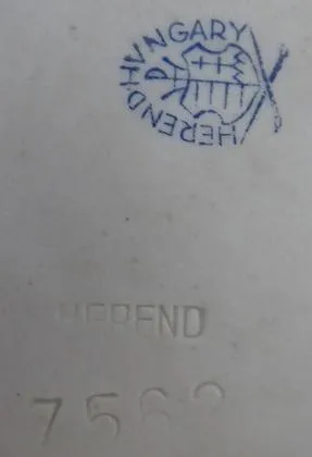 Malinký kulatý talířek – Herend, vzor Nanking Bouq - 5