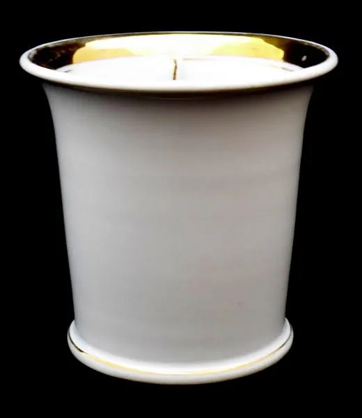 Starožitný porcelánový pohárek s přihrádkou - 2