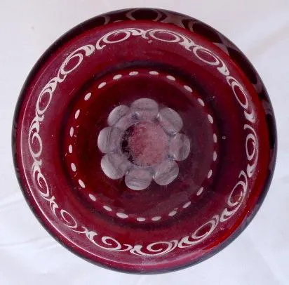 Váza s broušeným ornamentem – Egermann - 2