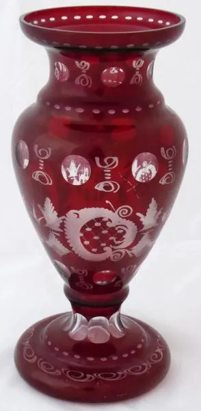 Váza s broušeným ornamentem – Egermann - 5