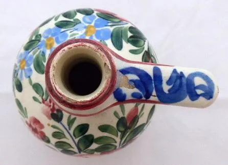 Fajánsový džbánek s květy – Miskolcz, Maďarsko - 3