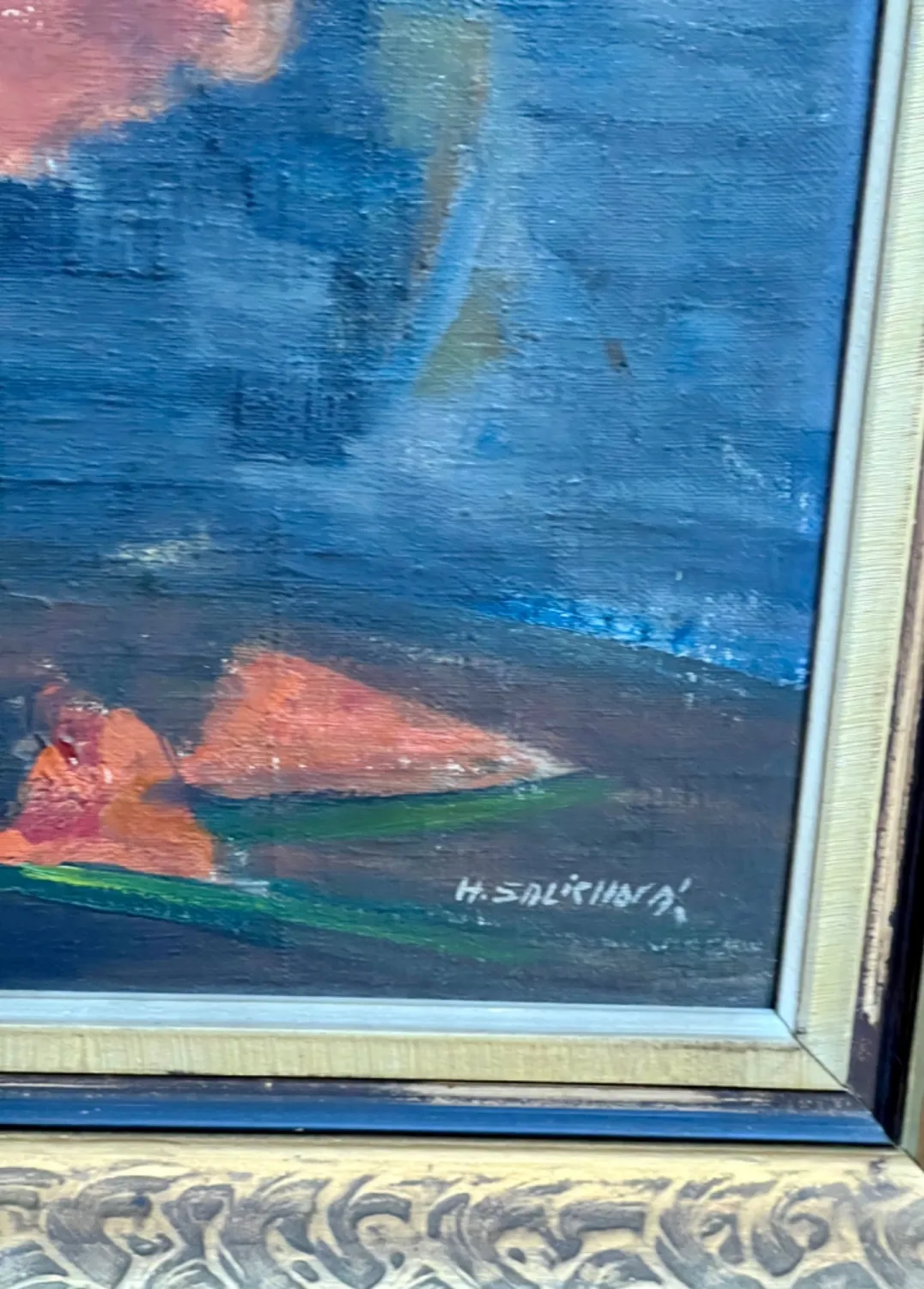 Helena Salichová – Vlčí máky – olej na plátně - 3