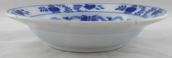 Talíř s kobaltovým cibulovým ornamentem - 4