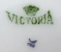 Moka šálek tyrkysový s květinami a zlacením – Vict - 2
