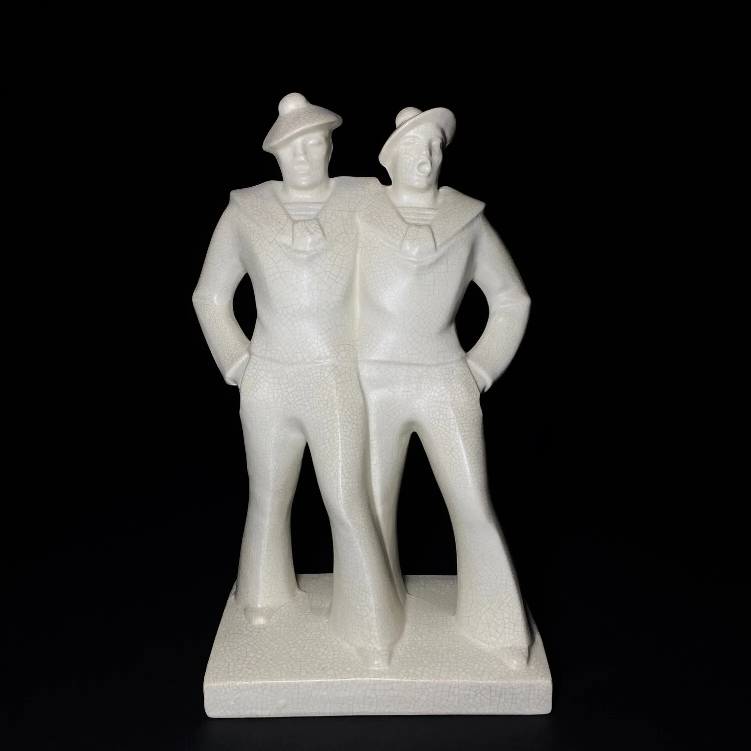 Art deco sousoší námořníků - DAX, Francie