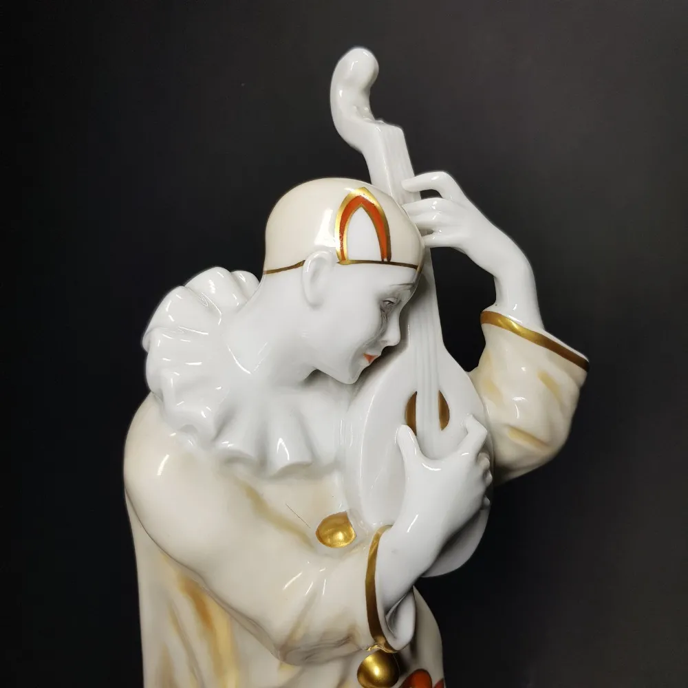 Pierot s mandolínou a kočkou – Rosenthal - 10