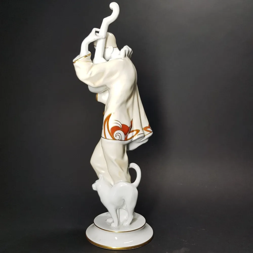 Pierot s mandolínou a kočkou – Rosenthal - 4