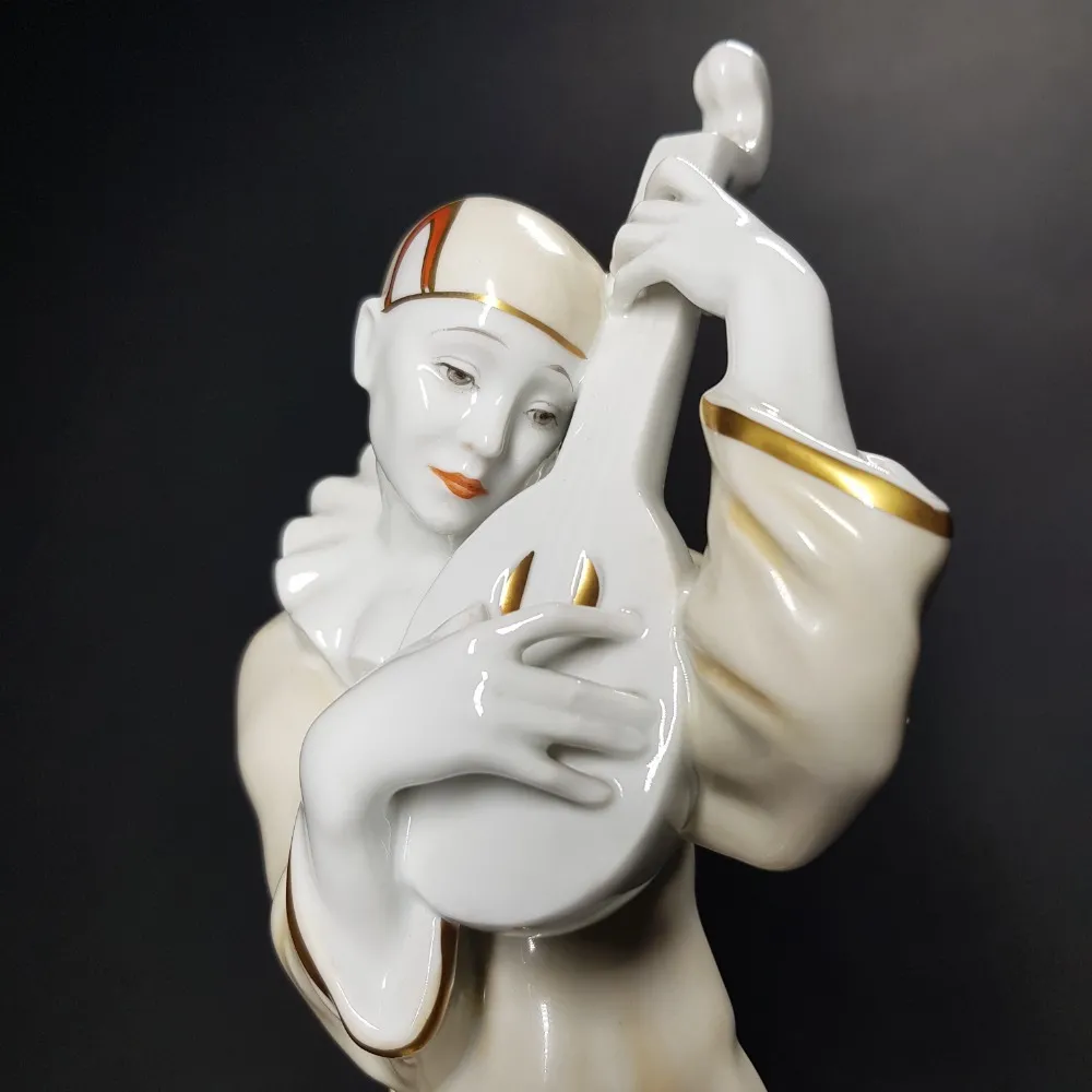 Pierot s mandolínou a kočkou – Rosenthal - 8