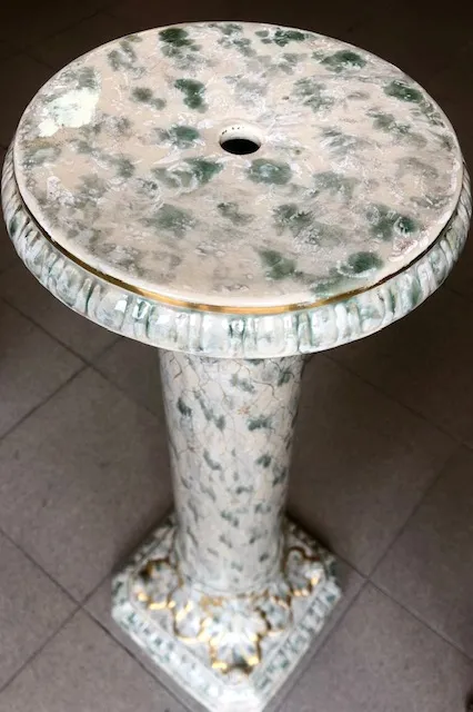 Porcelánový Podstavec Sarreguemines - 4