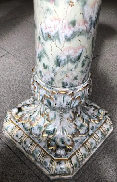Porcelánový Podstavec Sarreguemines - 5