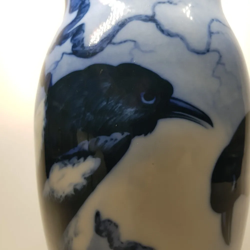 Art deco porcelánová váza – Limoges - 5