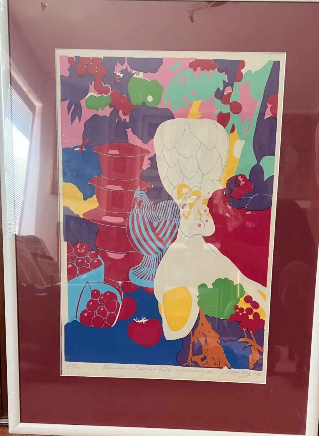 Josef Mžyk - velká serigrafie 1986