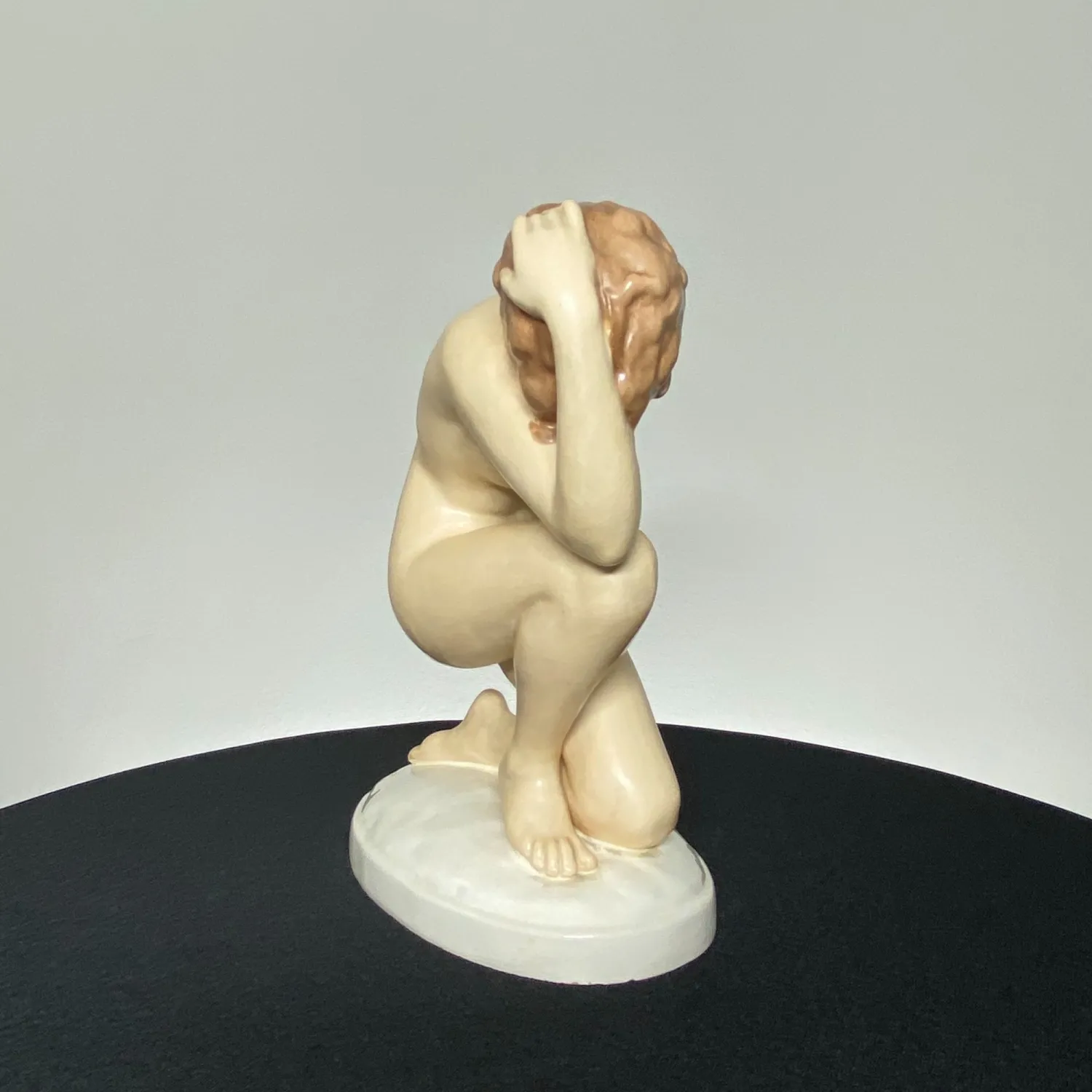 Art deco porcelánová socha nahé ženy – Royal Dux - 4