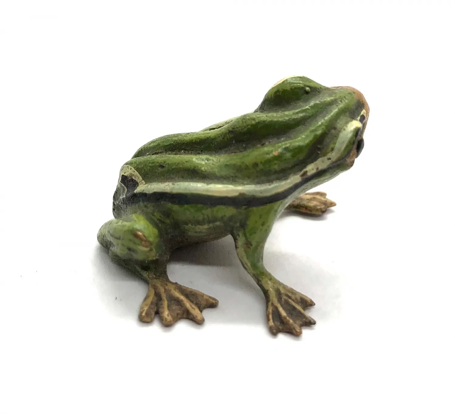 Figurka sedící žáby – vídeňský bronz - 3