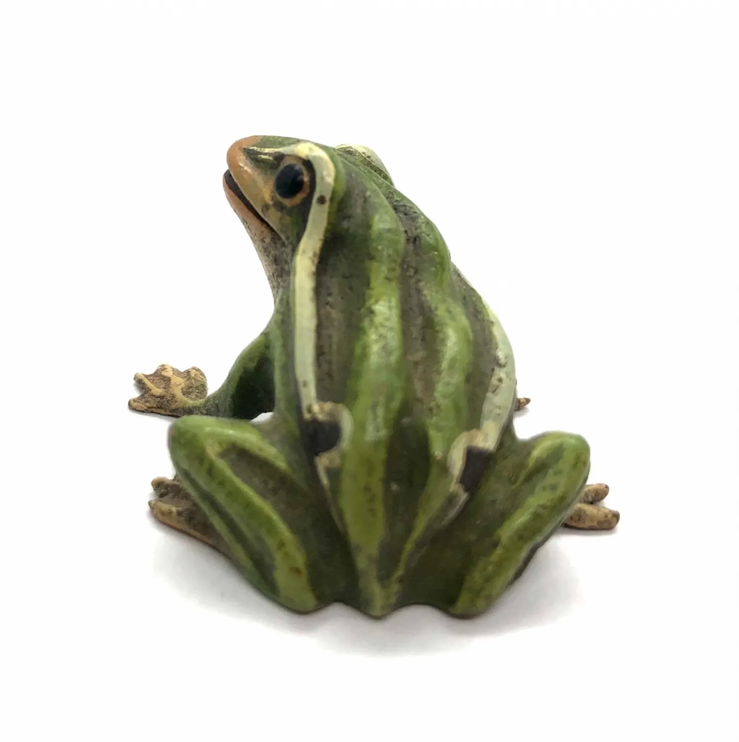 Figurka sedící žáby – vídeňský bronz - 5