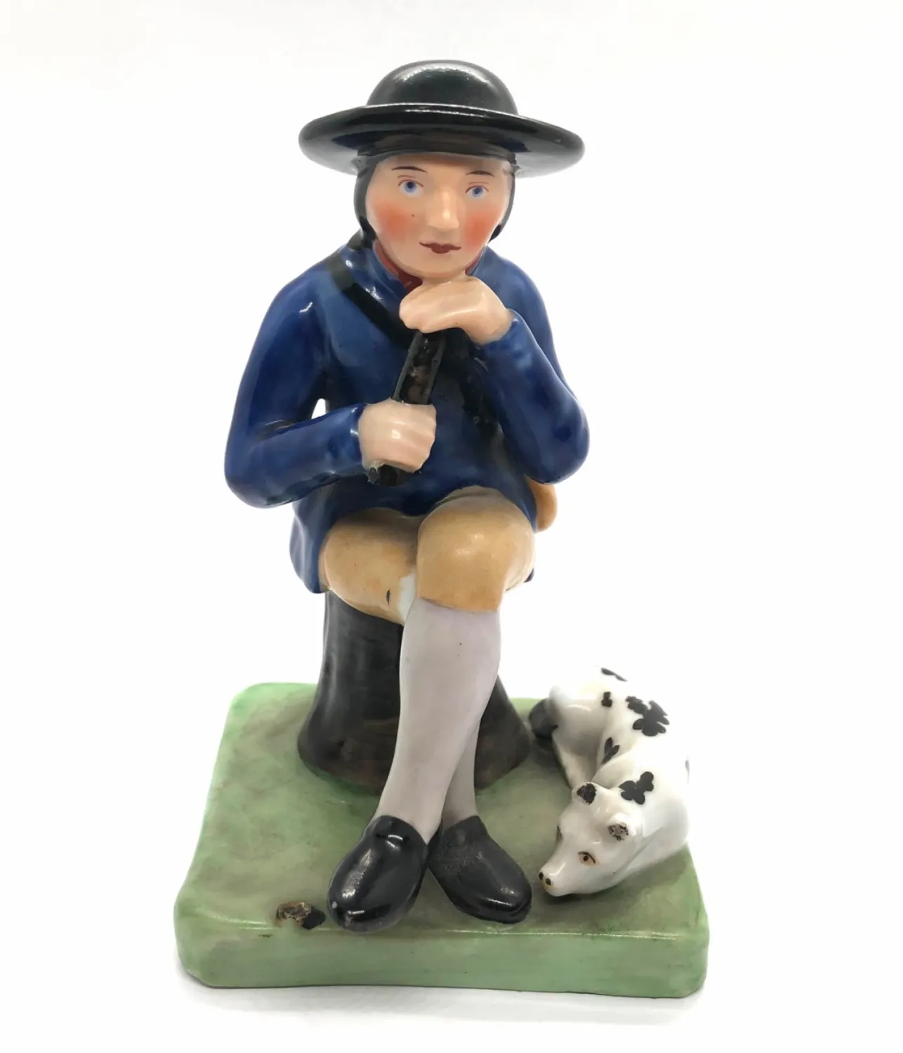 Porcelánová soška Choda se psem - 2