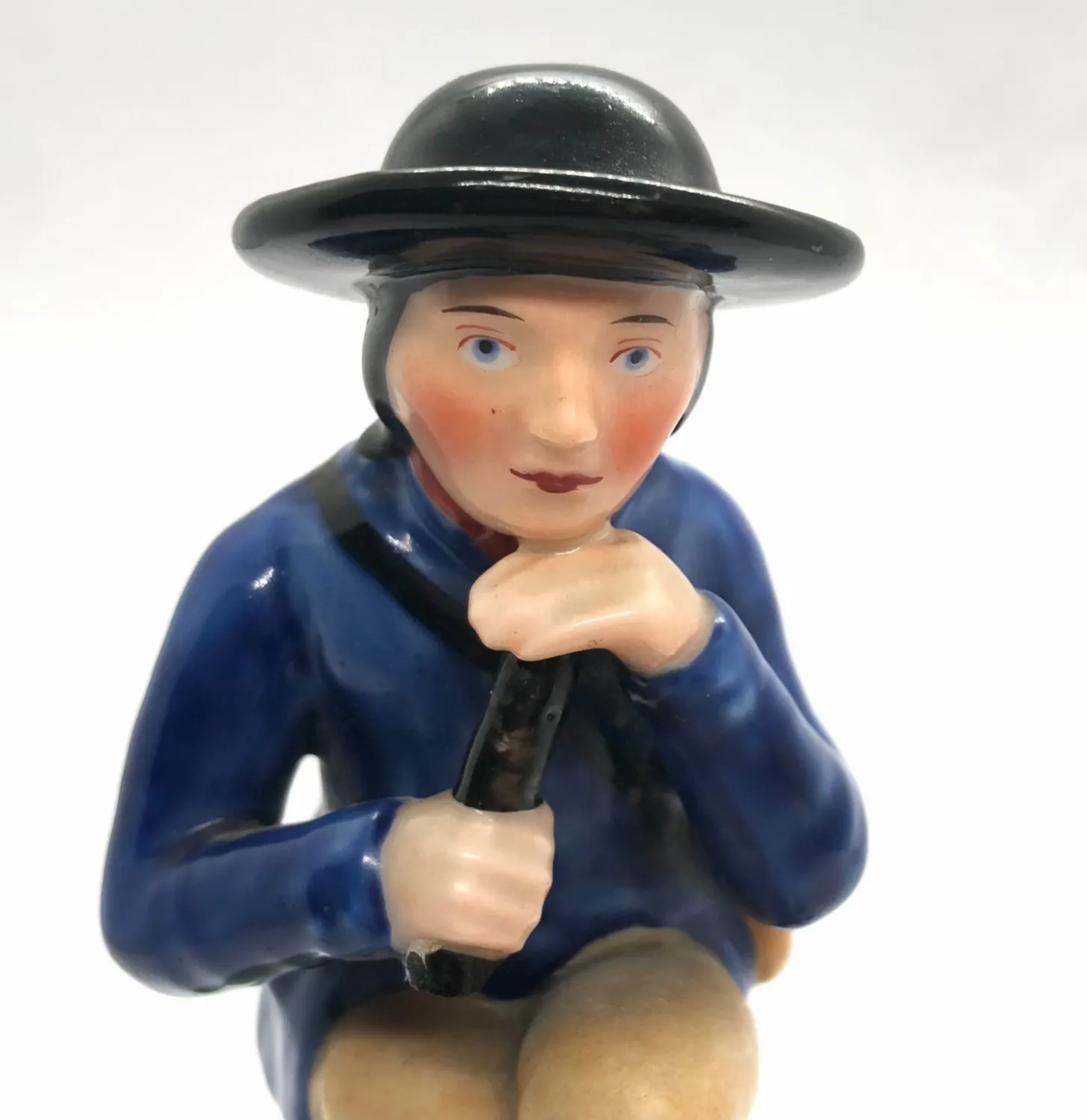Porcelánová soška Choda se psem - 4