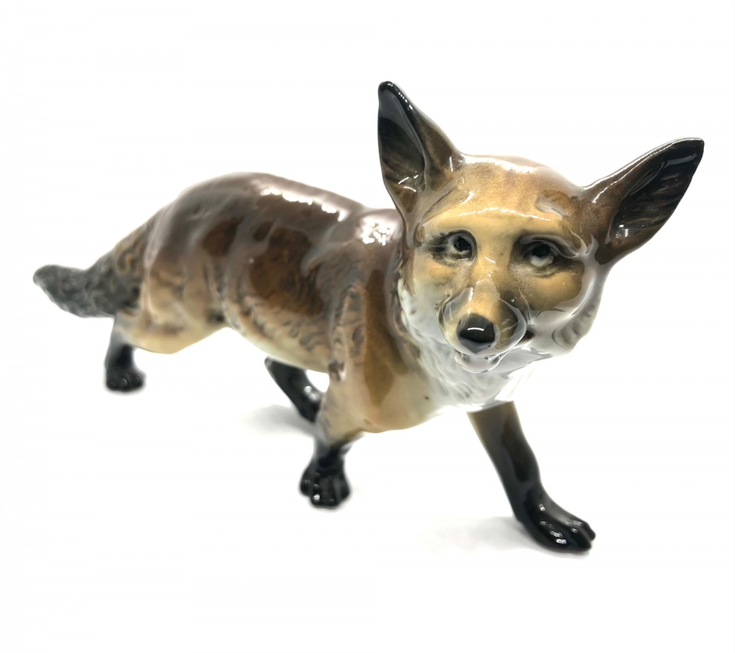 Porcelánová soška lišky – Ens