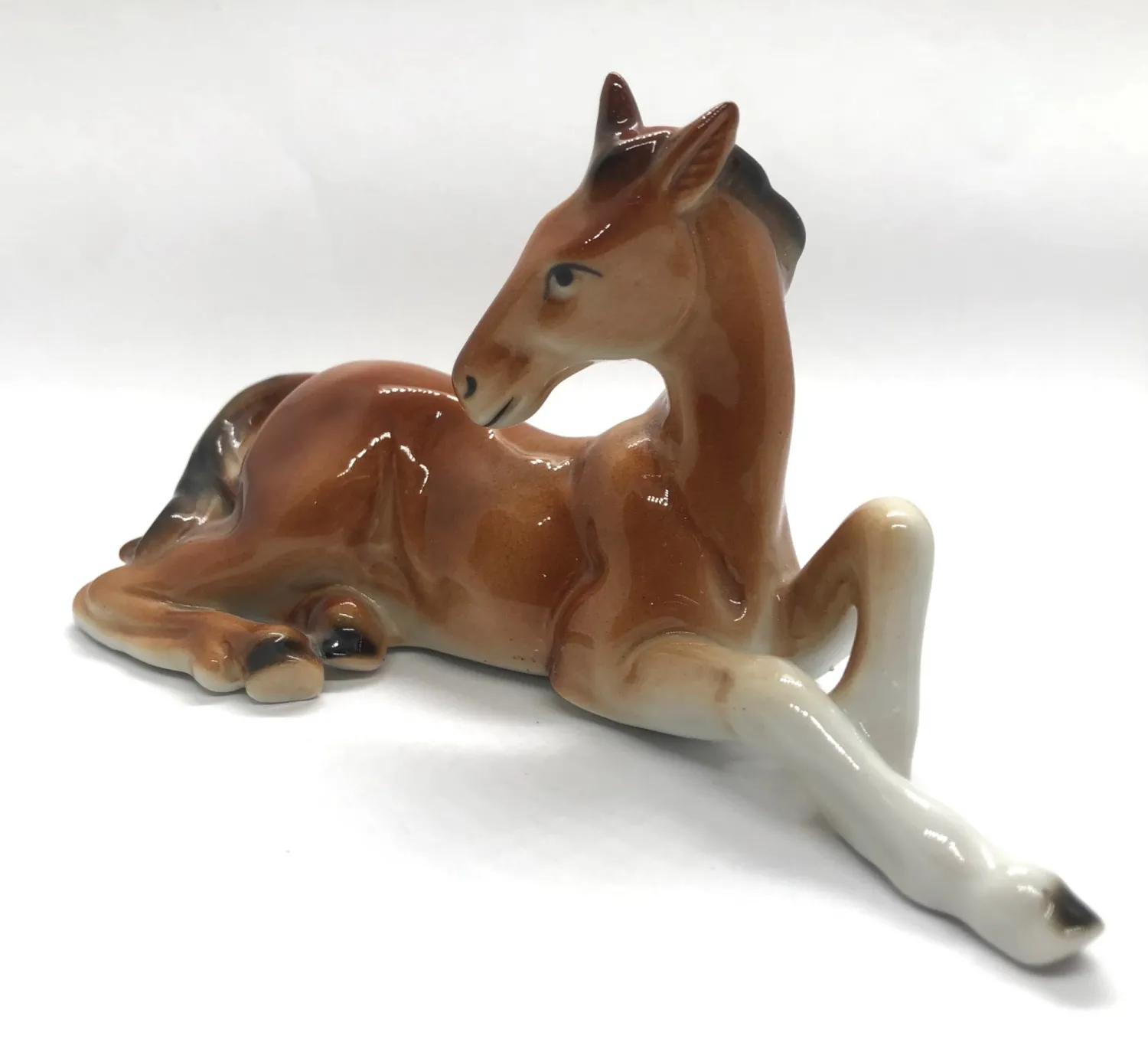 Porcelánová soška koně – Wagner & Apel - 3
