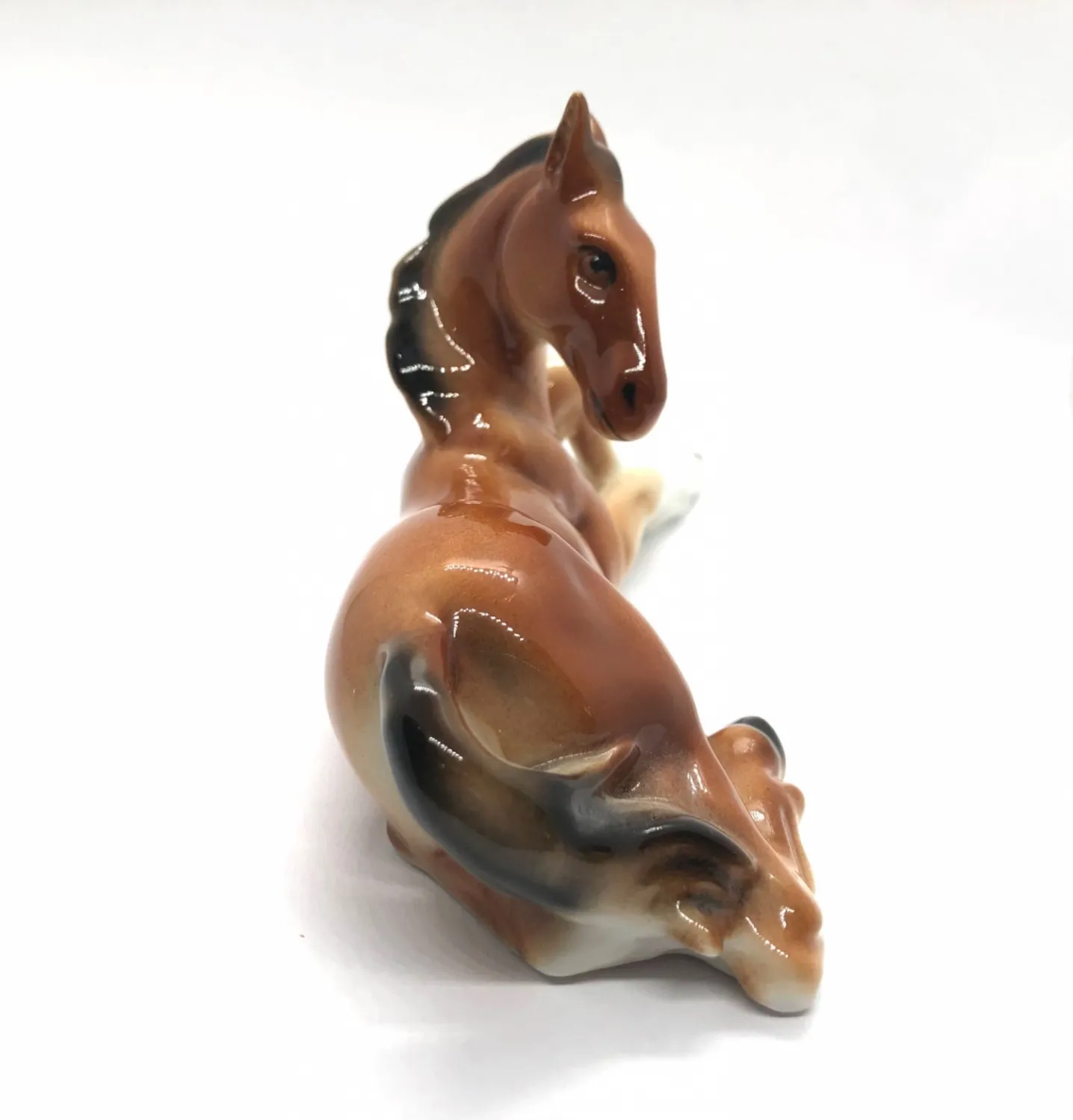 Porcelánová soška koně – Wagner & Apel - 6