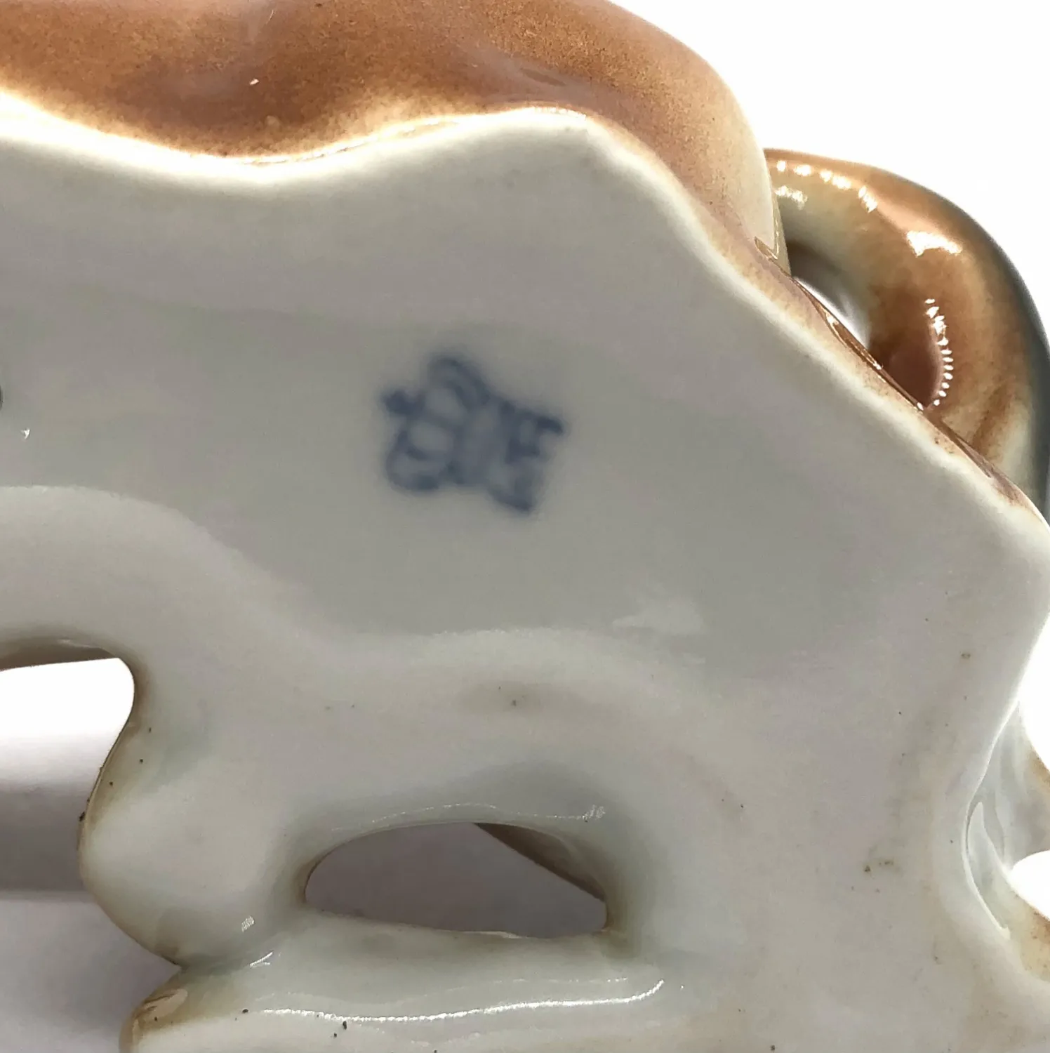 Porcelánová soška koně – Wagner & Apel - 8