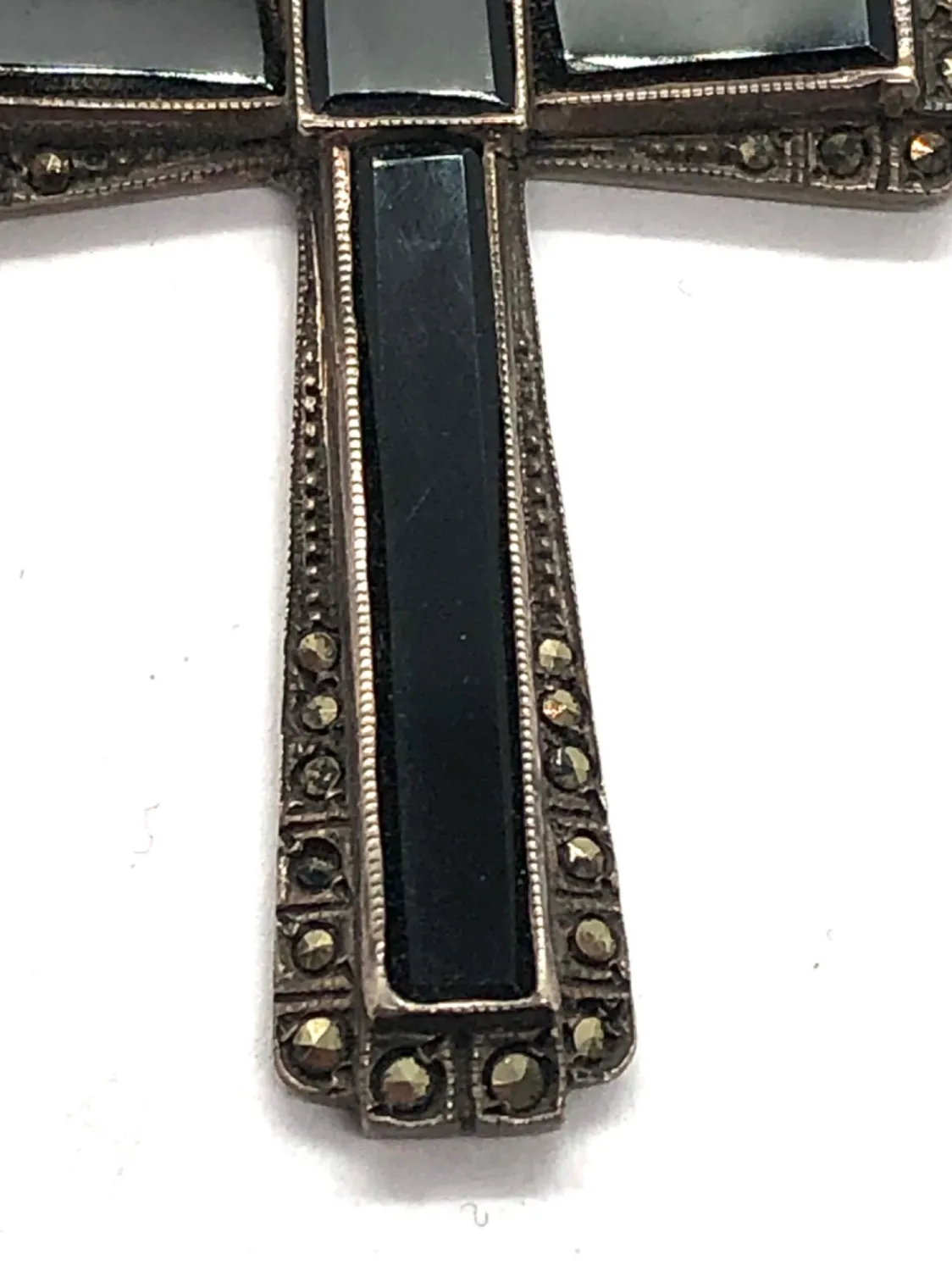Art deco závěs křížek - 7