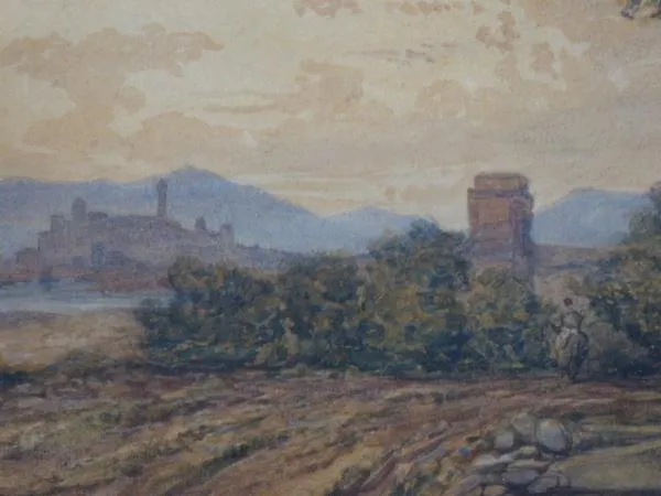 John Henry Bradley – Italská krajina s jezdcem - 4