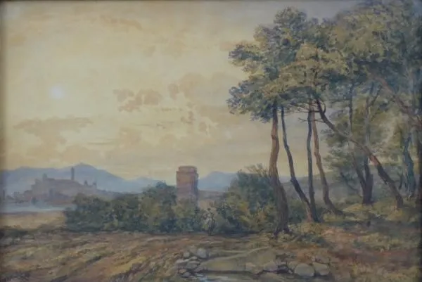 John Henry Bradley – Italská krajina s jezdcem - 6